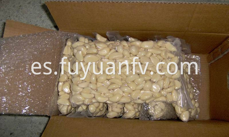 vacuum packed peeled fresh garlic 